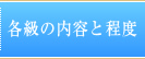 各級の内容と程度